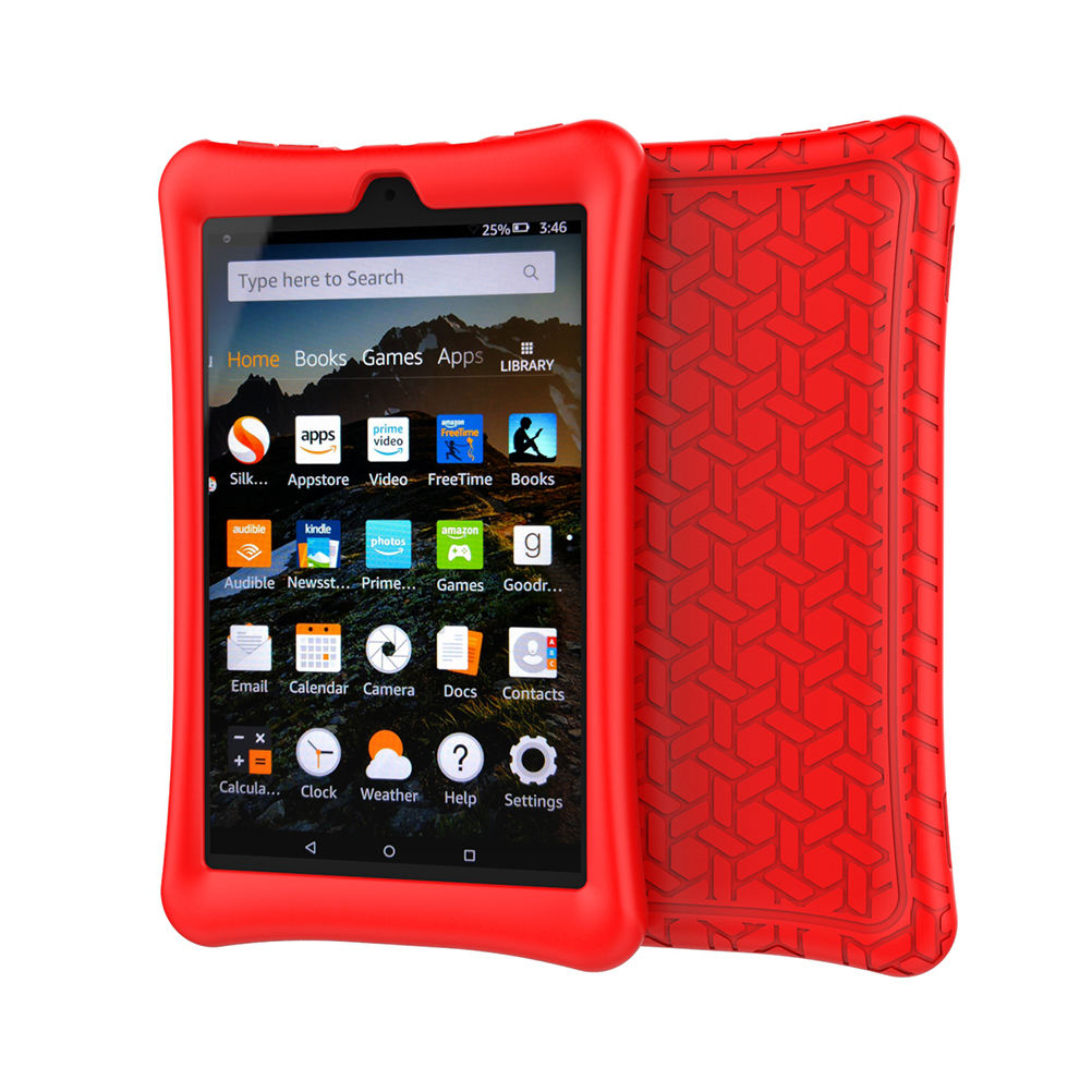 OULII 1 Pcs Étui Fire HD8 Étui pour Tablette Couleur Vive Protecteur pour Utilisateurs de Tablettes