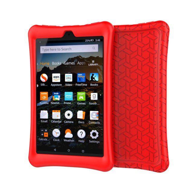 OULII 1 Pcs Étui Fire HD8 Étui pour Tablette Couleur Vive Protecteur pour Utilisateurs de Tablettes