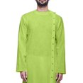 thumbnail image 4 of Atasi Kurta de Designer à Boutons pour Garçons, Kurta Ethnique Indienne en Coton Flex, 4 of 7