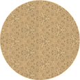 thumbnail image 1 of Ahgly Company Tapis d'Intérieur Lavable en Machine Carré Transitionnel Brun Cannelle, 3 Pieds Carré, 1 of 7