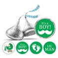 thumbnail image 1 of Darling Souvenir It's A Boy Stickers Candy Chocolate Labels 190 Pcs Party Fabor-Turquoise Blue, 1 of 2