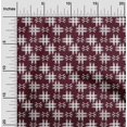 thumbnail image 1 of oneOone Cotton Silk Fabric Check Kasuri Print Sewing Fabric BTY 42 Inch Wide, 1 of 4