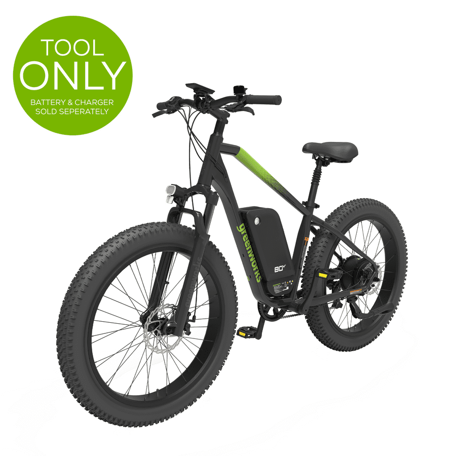 Greenworks 80V VENTURE Series 26” Fat Tire Electric Mountain Bike (Tool Only)