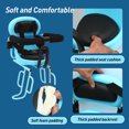 thumbnail image 4 of TFixol Red Steel Rear Child Bike Seat with 35kg Capacity, 36x29x52cm, Includes Installation Kit, 4 of 7
