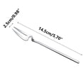 thumbnail image 2 of Stainless Steel Hanging Fruit Forks, EDHITNR Mirror Polished Modern Cocktail Stirring Forks, Personalized Design Space Saving Wall Mount Kitchen Utensils for Appetizers Desserts, 2 of 2