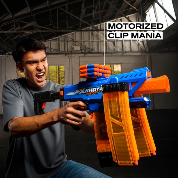 XSHOT Insanity Motorized Clip Mania (72 Darts) by Zuru - Walmart.ca