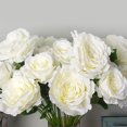 thumbnail image 5 of Langgg Artificial Rose Flannel Artificial Flowers Real-like Wedding Home Decor, 5 of 5