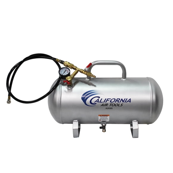 California Air Tools AUX05S Portable 5 Gallon Steel Air Tank