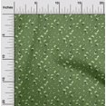 thumbnail image 2 of oneOone Velvet Green Fabric Floral Sewing Craft Projects Fabric Prints By Yard 58 Inch Wide, 2 of 5