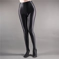 thumbnail image 2 of Ultra Thin Transparent Shiny Crotch Dance Yoga Pants Large, 2 of 5