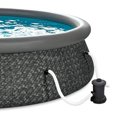 thumbnail image 3 of Summer Waves 14 x 3 Ft Quick Set Above Ground Pool with Pump and Ladder, 3 of 8