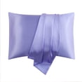 thumbnail image 4 of Silk Pillowcase for Hair and Skin Simulated Silk Pillowcase for Hair and Skin - Simulated Silk Pillowcase 2 Sets 20X26 Inches with Envelope Closure, Gift for Women Men, 4 of 5