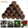 thumbnail image 1 of 10pcs 30mm Jiffy Peat Pellets Seed Starting Plugs Pallet Seedling Soil Block Easy to Operate, 1 of 8
