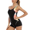 thumbnail image 4 of TIMIFIS Ones piece Swimsuits for Women Sports Swimwear Tummys Control Athletic Training Bathing Suits, 4 of 7