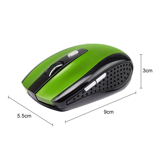 Souris de Jeu Sans Fil DPI Réglable 2,4G 6 Boutons Souris Optique pour Portable Cahier PC