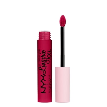 NYX PROFESSIONAL MAKEUP, Rouge à lèvres liquide Lip Lingerie XXL, Fini Mat, Formule végane - TURN ON (Pêche chaîr)