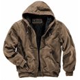 thumbnail image 2 of DRI DUCK Cheyenne Boulder Cloth Hooded Jacket with Tricot Quilt Lining, L, 2 of 4