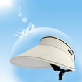 thumbnail image 4 of Sun Hat Sun Protection Sunshade Outdoor Travel Riding Beach Empty Sun Hat , Can Adjustment Fit Visor,With Sweatband, 4 of 8