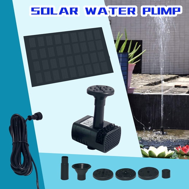 TIMIFIS Pool Fountain Outdoor Solar Powered Bird Bath Water Pump For Pool Garden Aquarium Bird Bath ummer