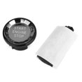 thumbnail image 3 of Black Engine Start Stop Button Knob Switch Decor Trim Cover For Jaguar XF For F-Pace 16-19 Car Interior Accessories, 3 of 12