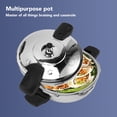 thumbnail image 3 of Stainless Steel Pressure Cooker, 80KPA Rapid Heat Conduction, Multifunctional Design for Electric Gas Stoves,  Valve, 3 of 8