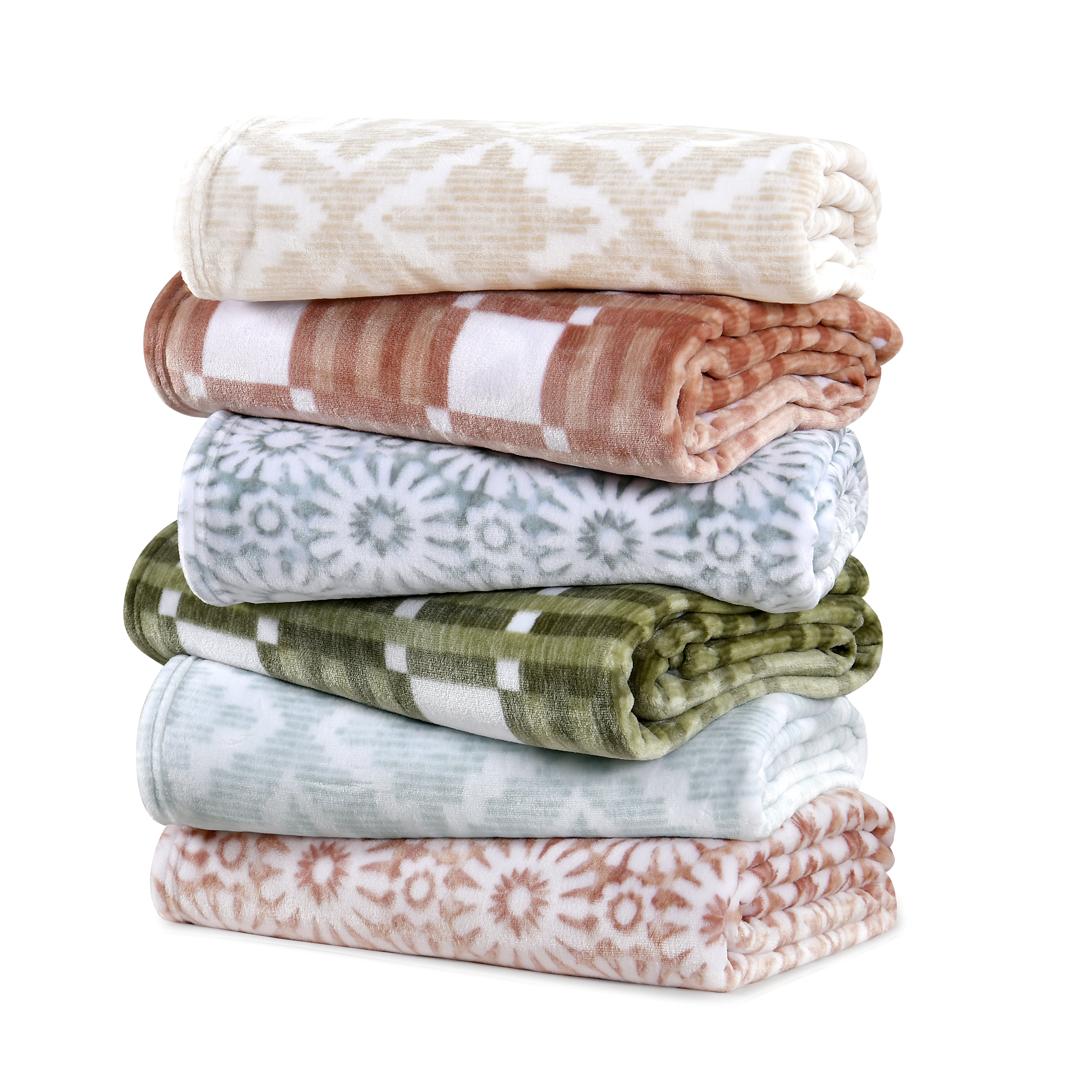 C&C California Oversized Plush Throw, Luxuriously Soft, Wrinkle Resistant, Easy Care – 60" x 70" STAR AQUA