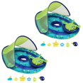 thumbnail image 1 of SwimWays Baby Spring Float Activity Center Pool Raft with Sun Canopy (2 Pack), 1 of 7