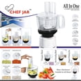 thumbnail image 4 of Preethi Chef Jar Food Processor Attachment, Stainless Steel Blades, Plastic Jar, Compatible with Mixer Grinders Except Preethi Steele, 4 of 5