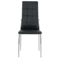 thumbnail image 4 of Chaise d'appoint Amelia, 4 pièces, Noir<br>, 4 of 7