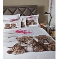 thumbnail image 3 of Dolce Mela DM486T Ensemble de Literie à Imprimé Animal 4 Pcs Housse de Couette et Draps, Très Grand Lit Simple, 3 of 3