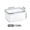 thumbnail image 2 of HCBY Airtight Food Container, Large-capacity yet Space-saving Fridge Organizer, Multi-size Optional Specification, Food-safe Material, Reusable Box for Meal Prep and Picnic Storage, 2 of 5