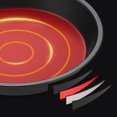 thumbnail image 3 of 12 Inch Microwave Oven Pan Chip Tray Dish Pizza Baking Non-Stick Cook Tray, 3 of 9