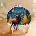 thumbnail image 4 of Pcksrro Home Decorations Items and Hanging Ornaments Deal!Starters Wool Felts Painting With Embroidery Frame Needle Felts Material Pack Diy Needle Felts Suitable For Beginners To Crafts, 4 of 5