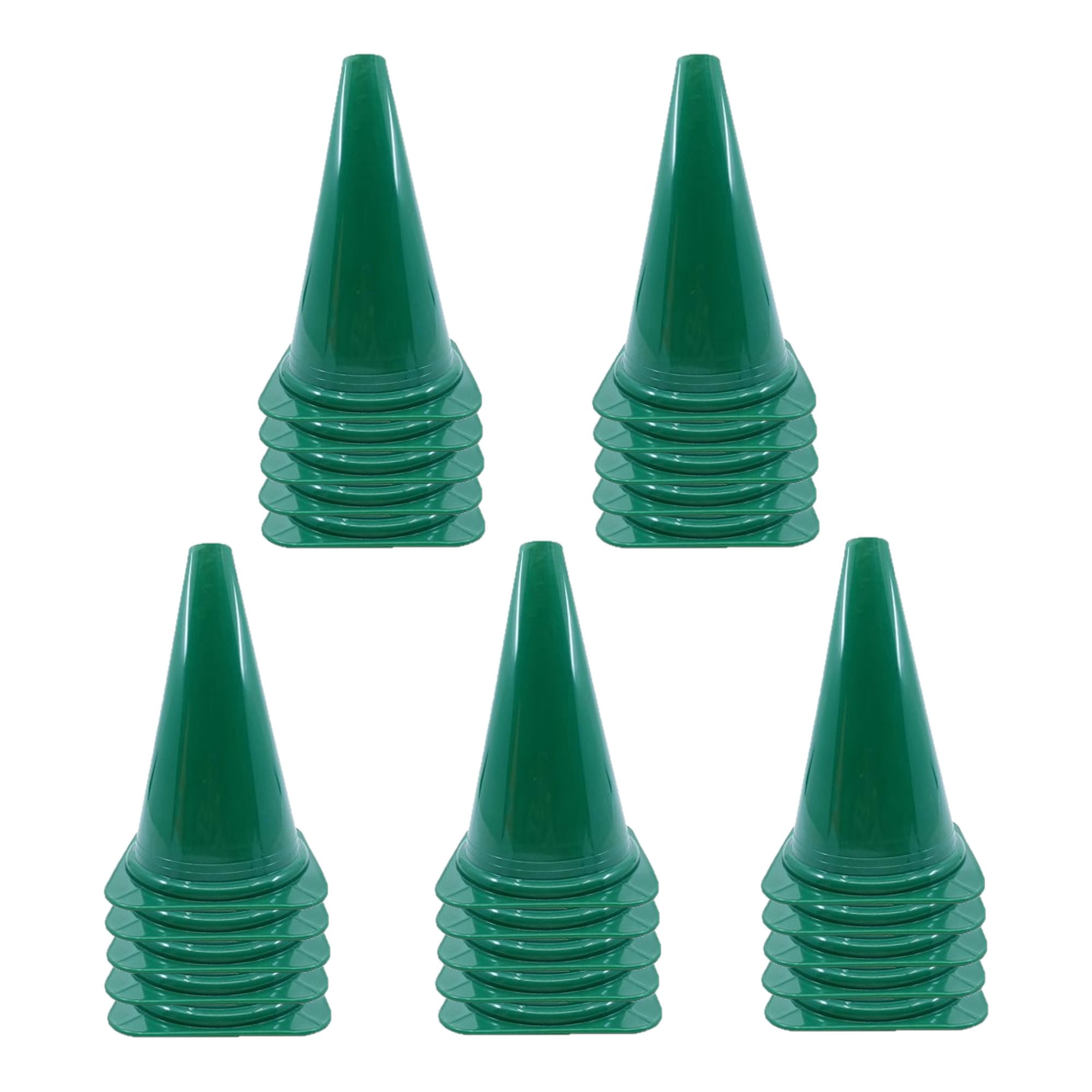 PRISP Vinyl Multi Purpose Cone - Light Indoor and Outdoor Marker, Set of 25