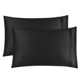 thumbnail image 1 of Unique Bargains 100% Long-Staple Combed Cotton Embroidered Pillow Cases Pillowcase, 1 of 8