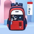 thumbnail image 2 of AWZXDE Sac à Dos pour Enfants Sac d'École Léger Tissu Résistant à l'Eau Multiples Compartiments Design de Dessin Animé Mignon pour Garçons et Filles, 2 of 3