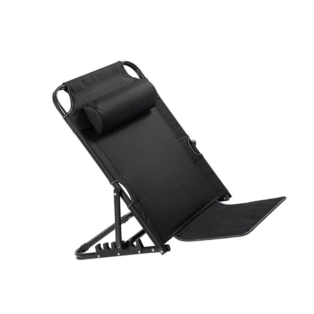 Dossier de Lit Releveur Pliant pour Adulte Canapé Réglable portable Dossier Angulaire Acier Grand 7 Vitesses Noir