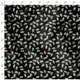 thumbnail image 4 of Soimoi Moss Georgette Fabric Text & Peanut Butter Food Printed Fabric 1 Yard 42 Inch Wide, 4 of 6