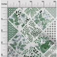 thumbnail image 2 of oneOone Silk Tabby Dark Green Fabric Florals Craft Projects Decor Fabric Printed By The Yard 42 Inch Wide, 2 of 4