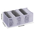 thumbnail image 1 of Birdeem Foldable Printed Mesh Underwear Shirt Leggings Jeans Drawer Storage Box, 1 of 10