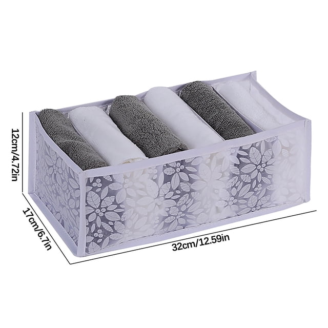 Birdeem Foldable Printed Mesh Underwear Shirt Leggings Jeans Drawer Storage Box