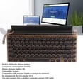 thumbnail image 3 of Clavier de Machine à Écrire Rétro, Clavier Mécanique Vintage avec 83 Touches Rond en Métal, Prise en Charge Classique de la Connexion Multi-Appareils pour PC, 3 of 8