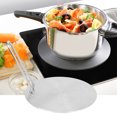 thumbnail image 2 of Heat Diffuser, Heat Diffuser Plate,  Detachable Handle Stainless Steel For Induction Cooker Electric Cooker 20cm, 2 of 8