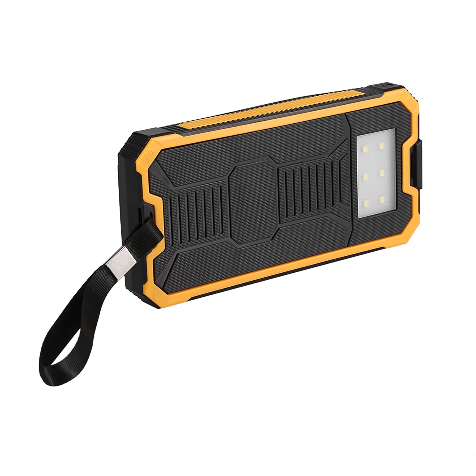 Portable Solar Charger Power Bank 20000mAh with Dual USB Ports for Fast Charging Outdoor Activities and Travel