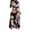 Black, variant on FcBaudy Skirts for Women, Midi Dresses for Women, Summer Dresses for Women Women Fashion Casual Printed Tie Long Skirt Dress Women Dress