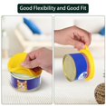 thumbnail image 2 of Baohd Cute Practical Reusable Lid For Seal Cover Safe And Non-toxic Convenient And Portable Canned Lid yellow+spoon+green 1Set, 2 of 5