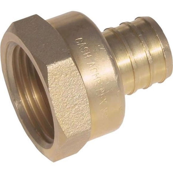 Sharkbite-Cash Acme 228977 Brass Threaded Female Adapter - 0.5 x 0.5 in.