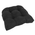 thumbnail image 1 of 19-inch U-Shaped Micro Suede Tufted Dining Chair Cushion, 1 of 2