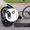 thumbnail image 3 of Bike Trailer Attachment, Vertical Horizontal Holes Replacement Bike Trailer Coupler  For Outdoor, 3 of 8