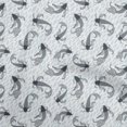 thumbnail image 1 of oneOone Rayon Sky Blue Fabric Asian Japanese Koi Fish Sewing Craft Projects Fabric Prints by Yard 56 Inch Wide, 1 of 4